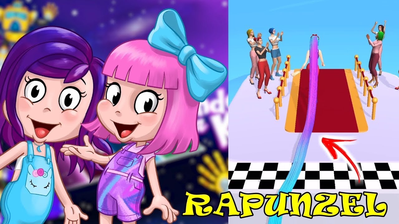 QUEM TEM O MAIOR CABELO? Testando jogos diferentes