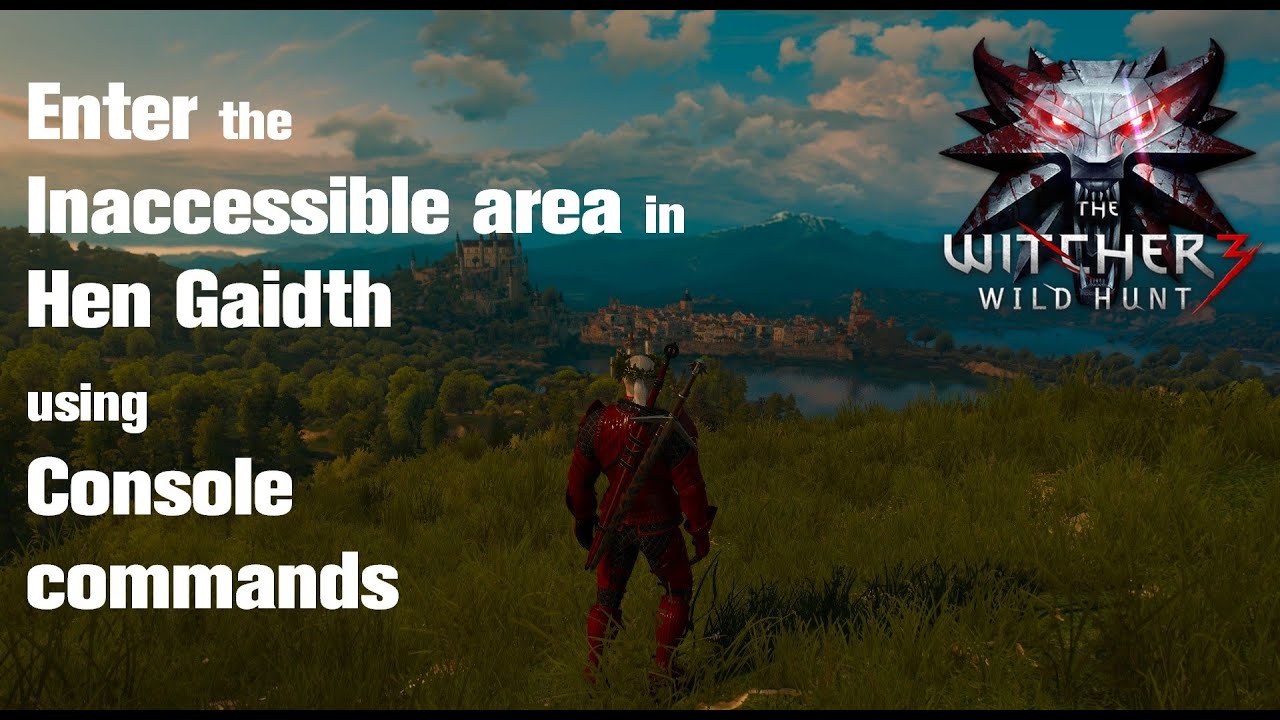 Getting into Hen Gaidth's (Unseen Elder's Lair) Inaccessible area using Console Code | Witcher 3 B&W