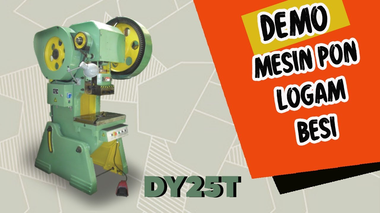 POWER PRESS MACHINE - MESIN PON KULIT ( DY25T )