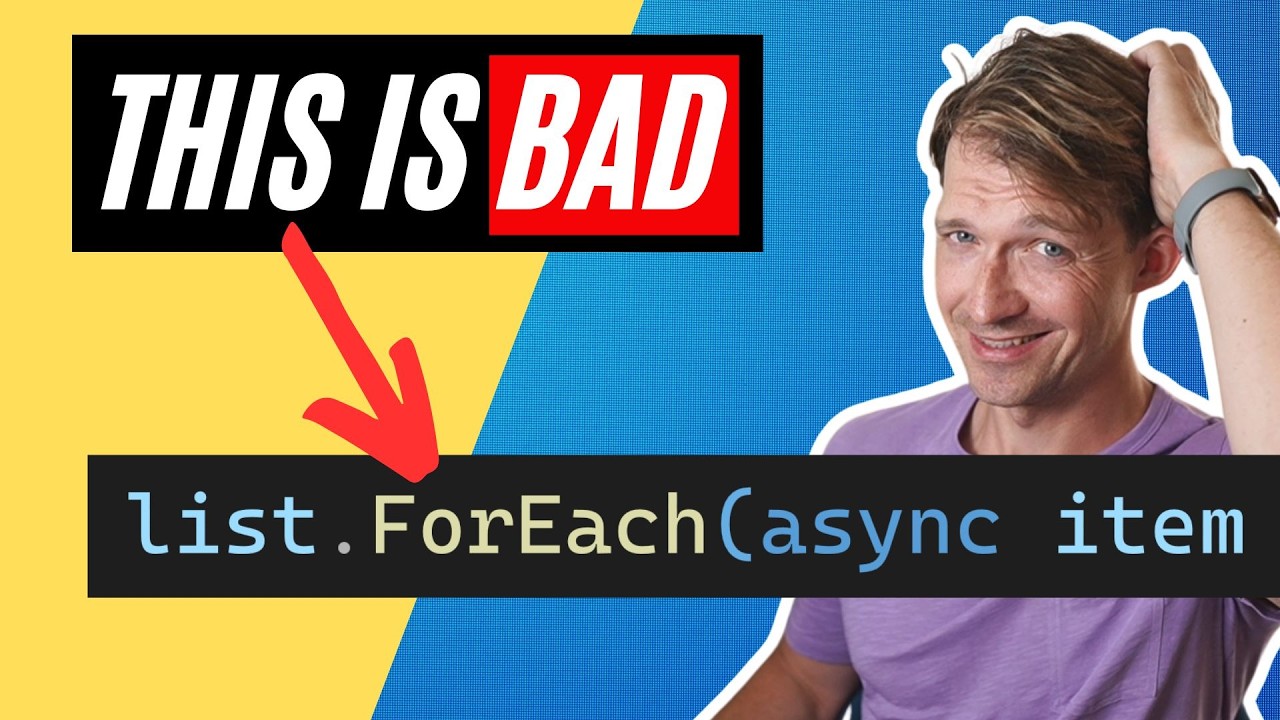 Stop Using .ForEach with await! Here’s the Right Way in C# 💻