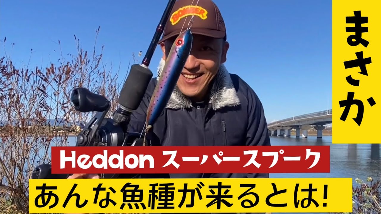 強烈なファイターが！このペンシルに、まさかの！126mm 1ozのルアーにアタックした魚の正体は！？【Heddon 】スーパースプーク