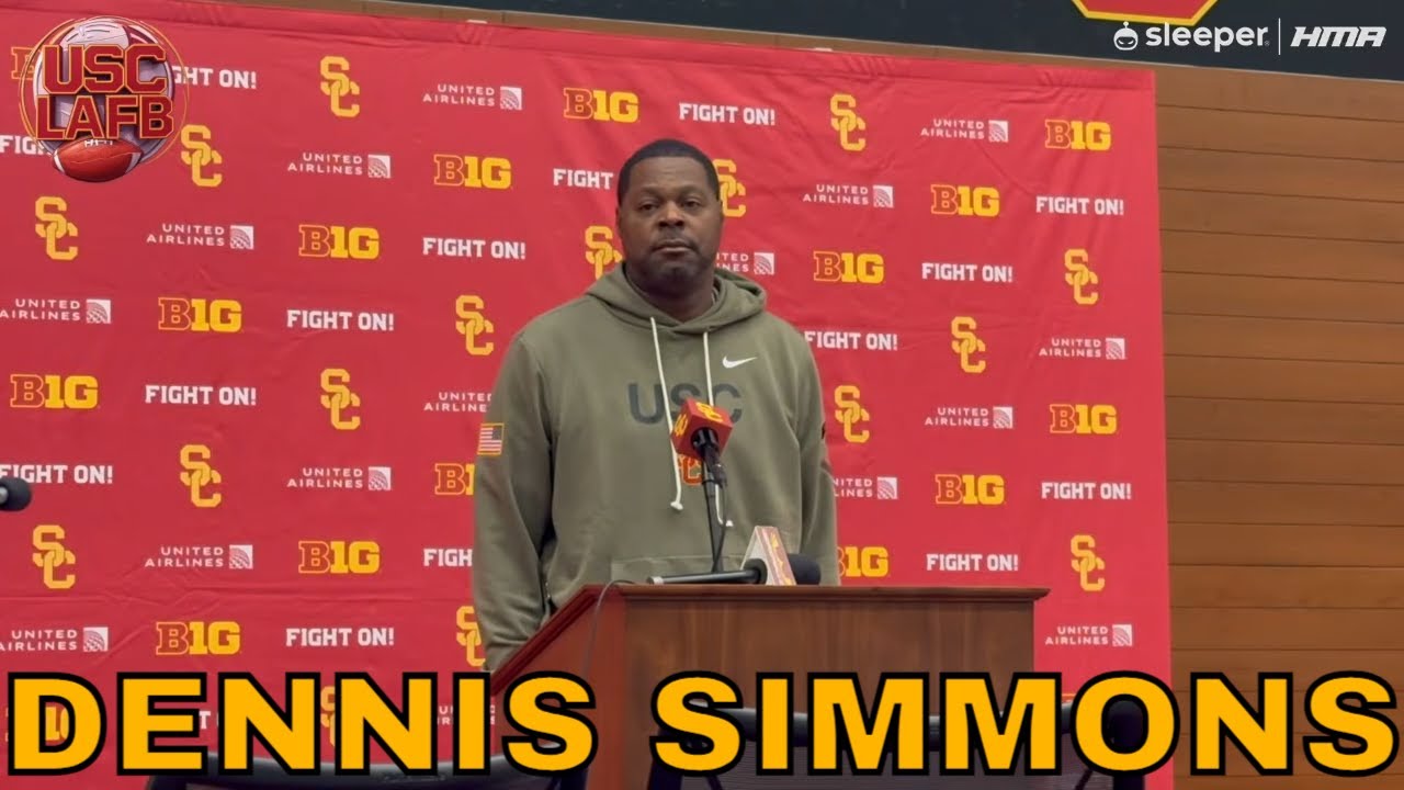 Тренер по работе с принимающими игроками команды USC Trojans Деннис Симмонс рассказывает о молодо...