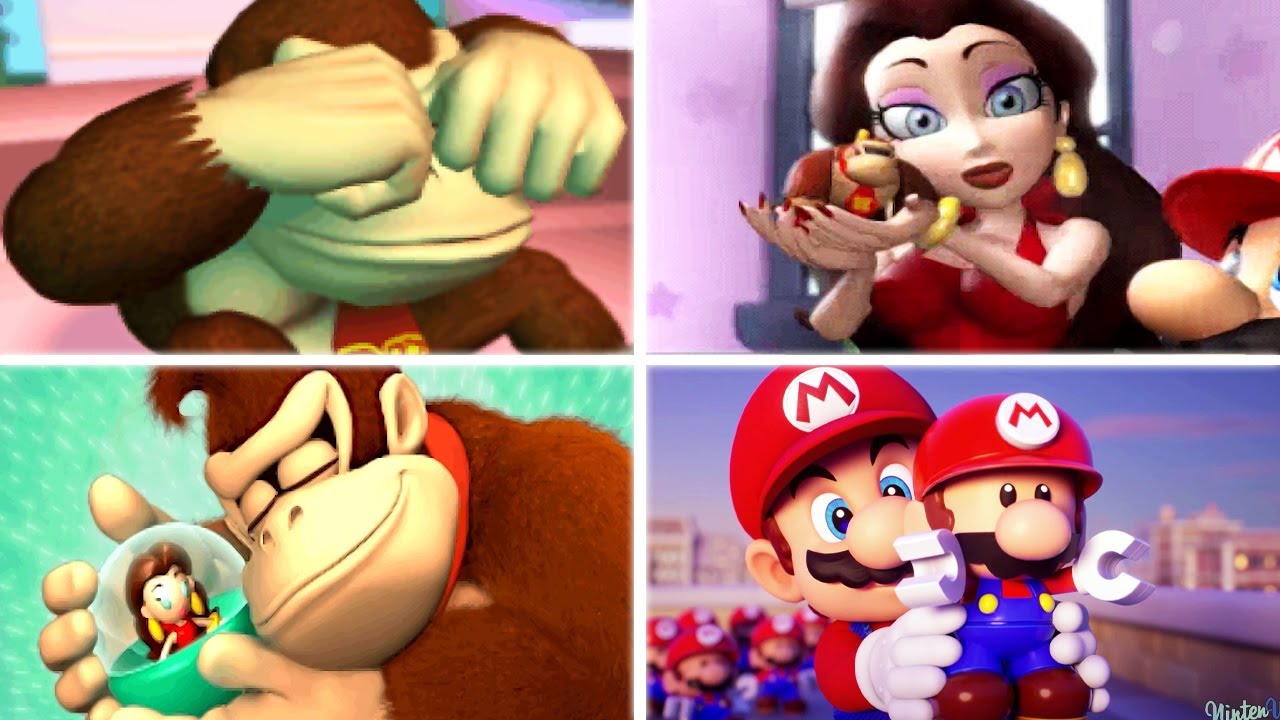 Эволюция финальных сцен в серии игр Mario против Donkey Kong