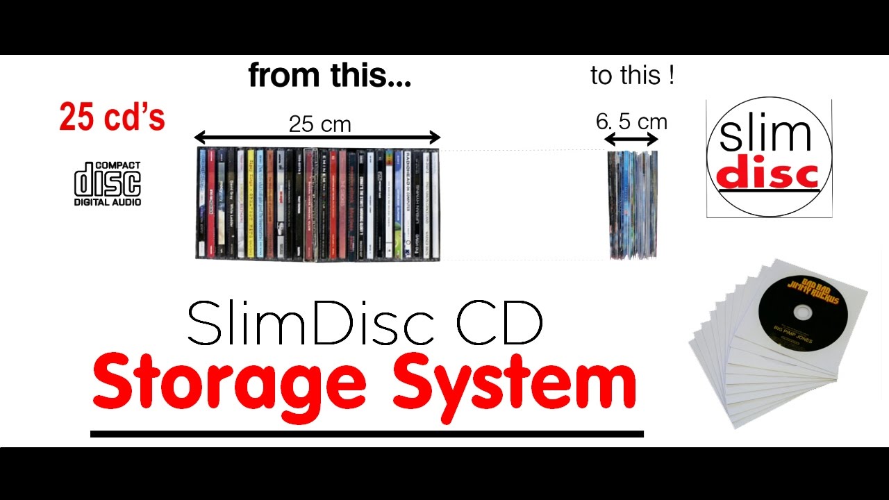 SlimDisc CD Storage System Demonstration Video