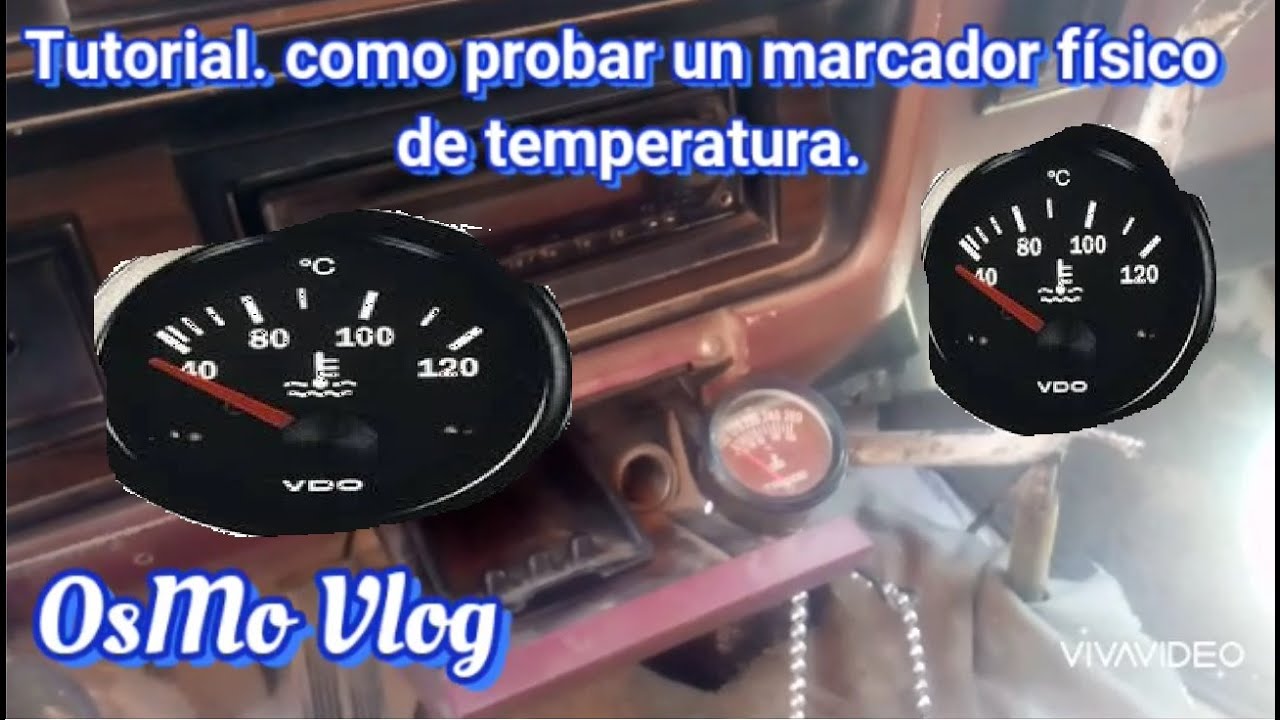 Tutorial  Como probar un marcador fisico de temperatura.