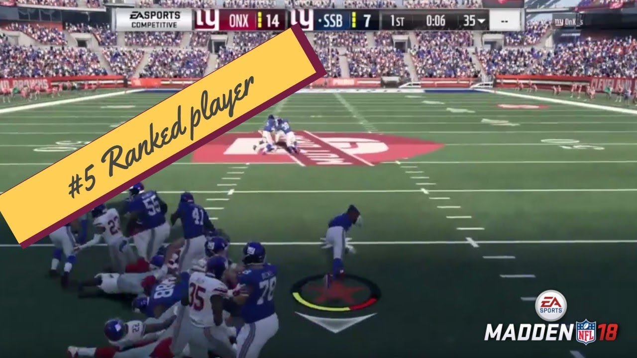 Madden 18 - MUT champions KICK RETURNS ARE OP/ #5 ranked player in the nation !!!! (must watch)