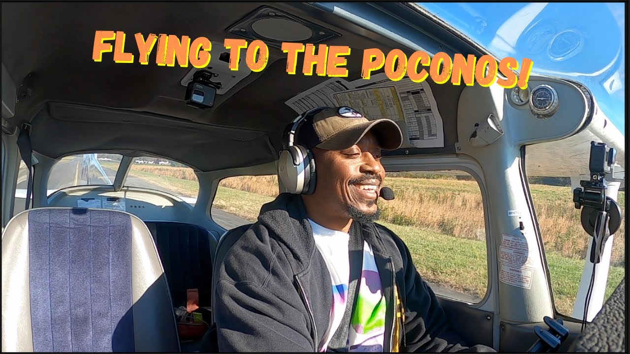 Private Pilot Flight to the Pocono Mountains! #privatepilot
