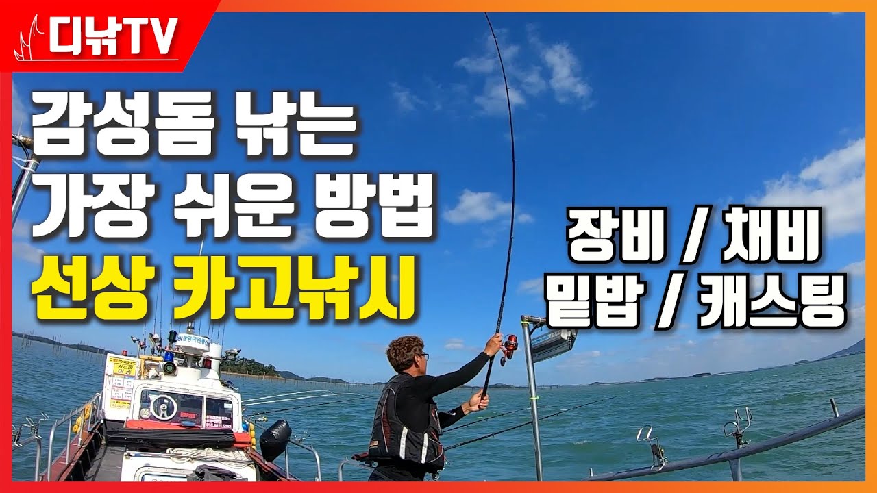 감성돔 카고낚시, 이렇게 합니다, 장비 / 채비 / 밑밥 / 캐스팅 현장 강의 [디낚TV 낚시공부방]