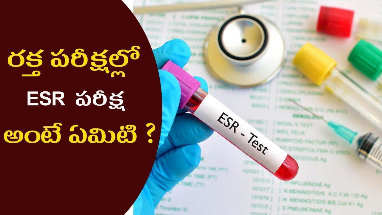 రక్త పరీక్షల్లో ESR  పరీక్ష అంటే ఏమిటి ?| What is ESR Test & What is its Significance | Health Tips