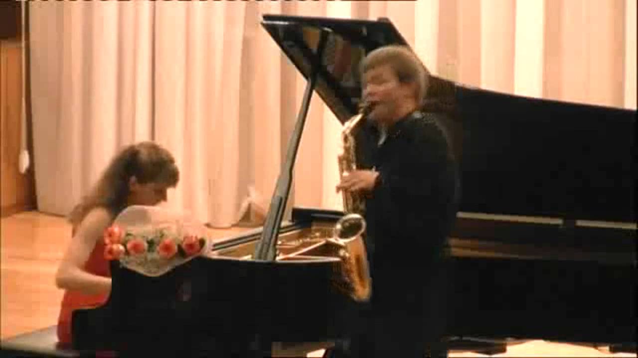 Sergey Kolesov, saxophone - Elena Grinevich, piano. J.Matitia, Devil's Rag
