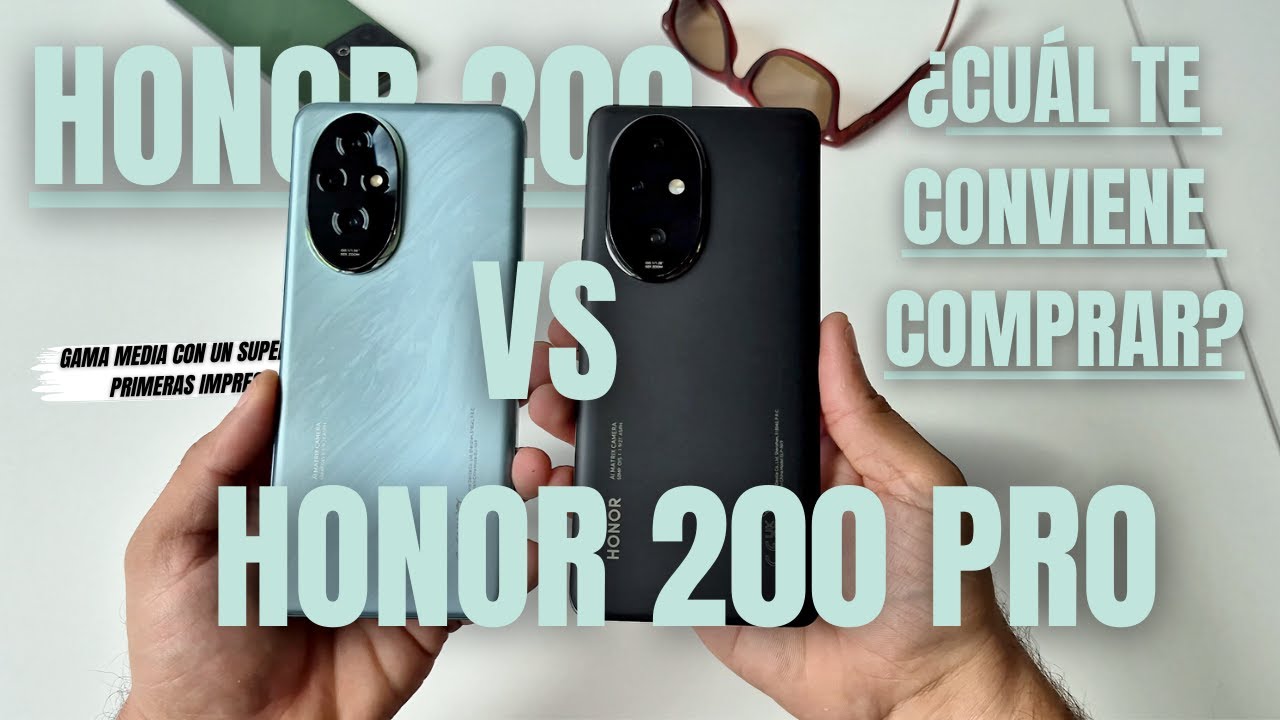 HONOR 200 VS HONOR 200 Pro ¿Cuál te conviene comprar?
