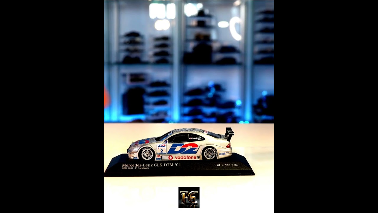 2001 Mercedes-Benz CLK DTM Minichamps 1/43 – Iconic Touring Car in Miniature!