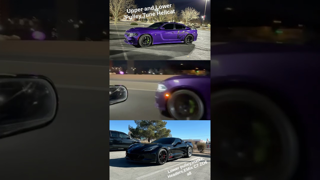 C7 Z06 vs Hellcat Charger