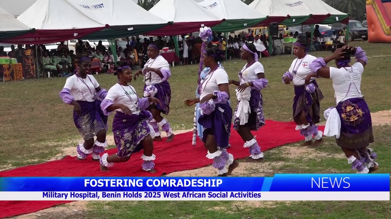 Military Hospital, Benin Holds 2025 West African Social Activities