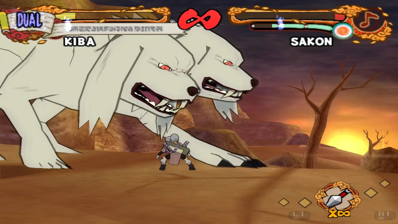 Kiba VS Sakon (INSANE) - Naruto Shippuden Ultimate Ninja 4