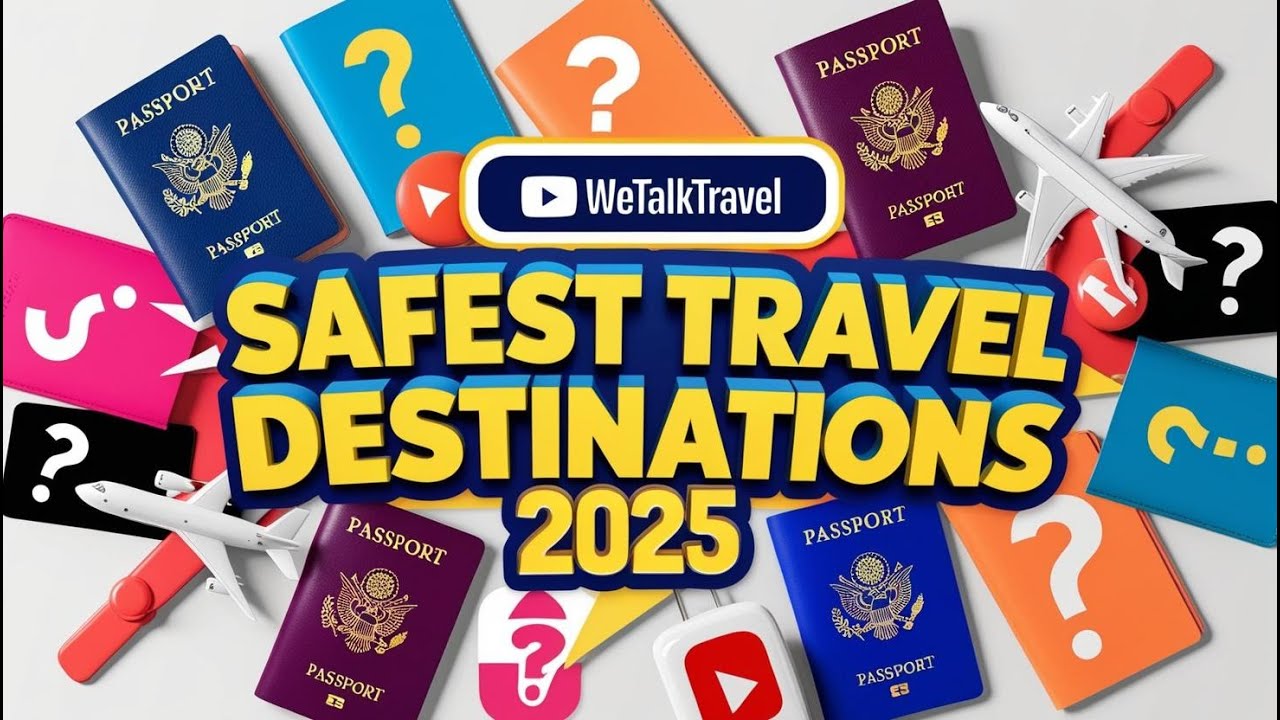 Safest Travel Destinations 2025 | Sharing Info For Visiting World | 