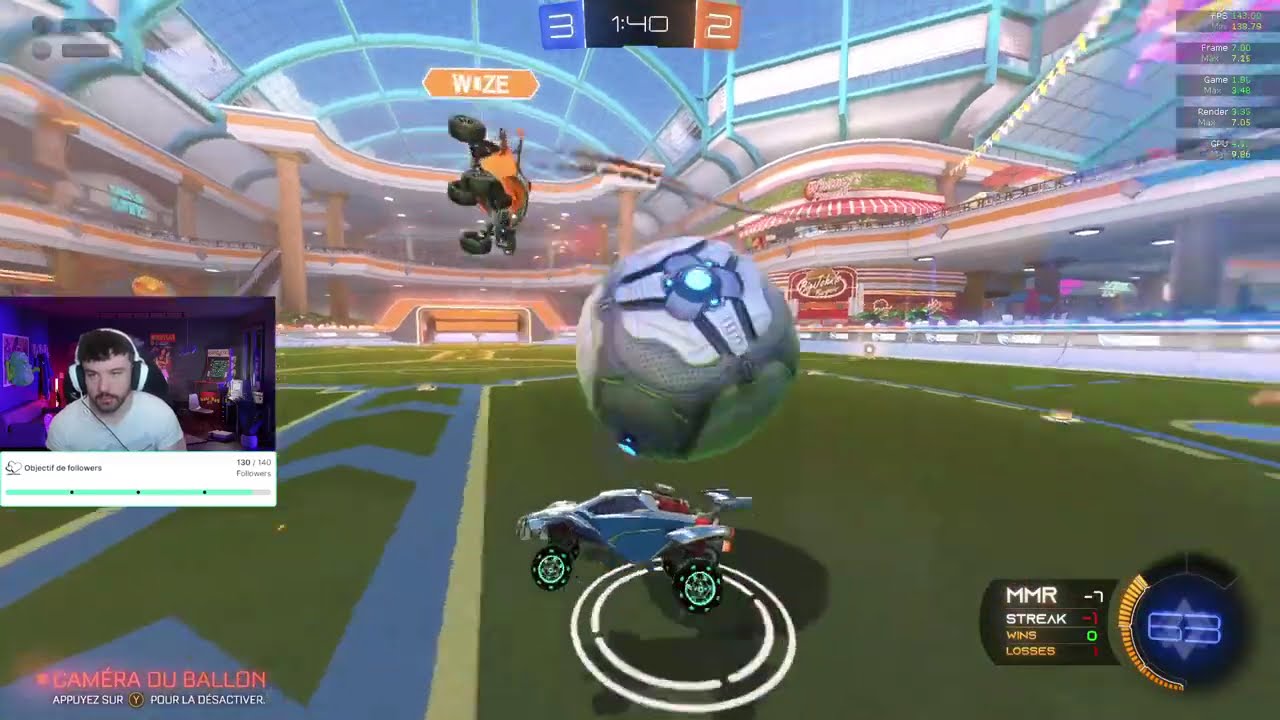ROCKET LEAGUE : Courte session mais efficace