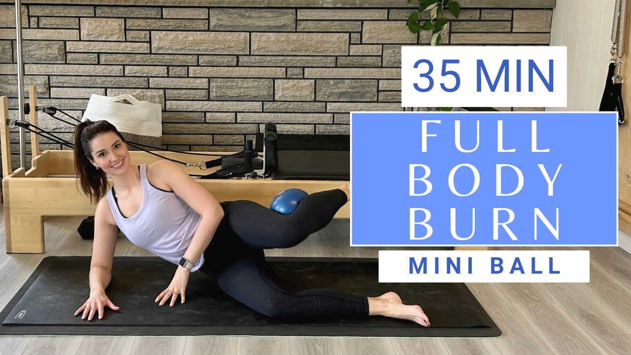 Full Body Burn with Mini Ball | At-Home Mat Pilates Workout - 35 Minutes