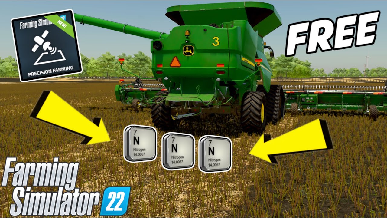 Free Nitrogen From Harvesting | Precision Farming | Farming Simulator 22