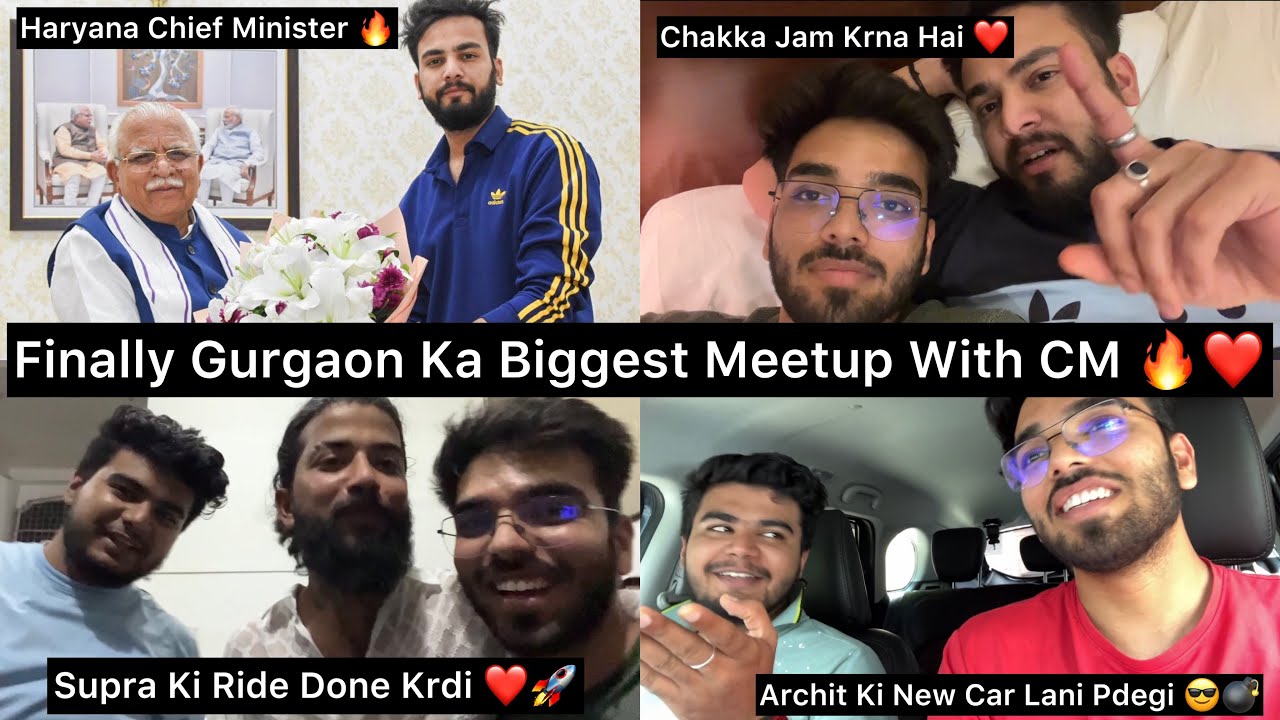 Finally India Ka Biggest Meetup 🔥❤️|| Haryana Chief Minister Coming
