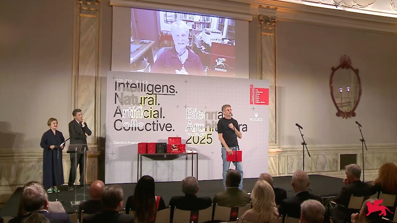 Biennale Architettura 2025 - Awards Ceremony in International Sign (IS)