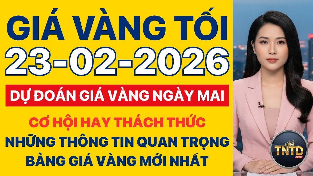 Giá vàng hôm nay | Tối Ngày 23/2/2026 | GIá vàng thế giới, trong nước, giá bạc, ngoại tệ, Bitcoin.