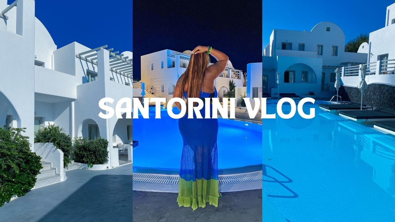 SANTORINI GREECE - WHERE PARADISE MEETS THE SEA | VLOG | THINGS TO DO IN SANTORINI |