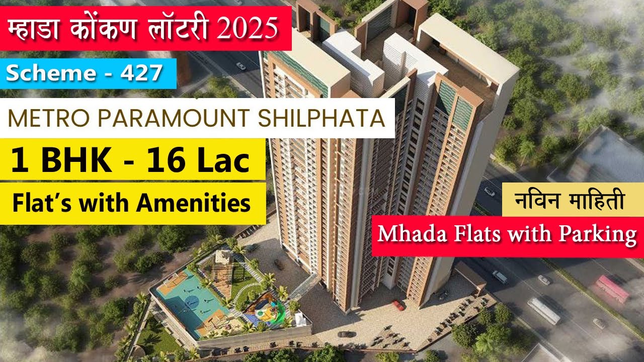 Metro Dream Homes Shilphata l Scheme 427 l म्हाडा कोंकण लॉटरी 2025