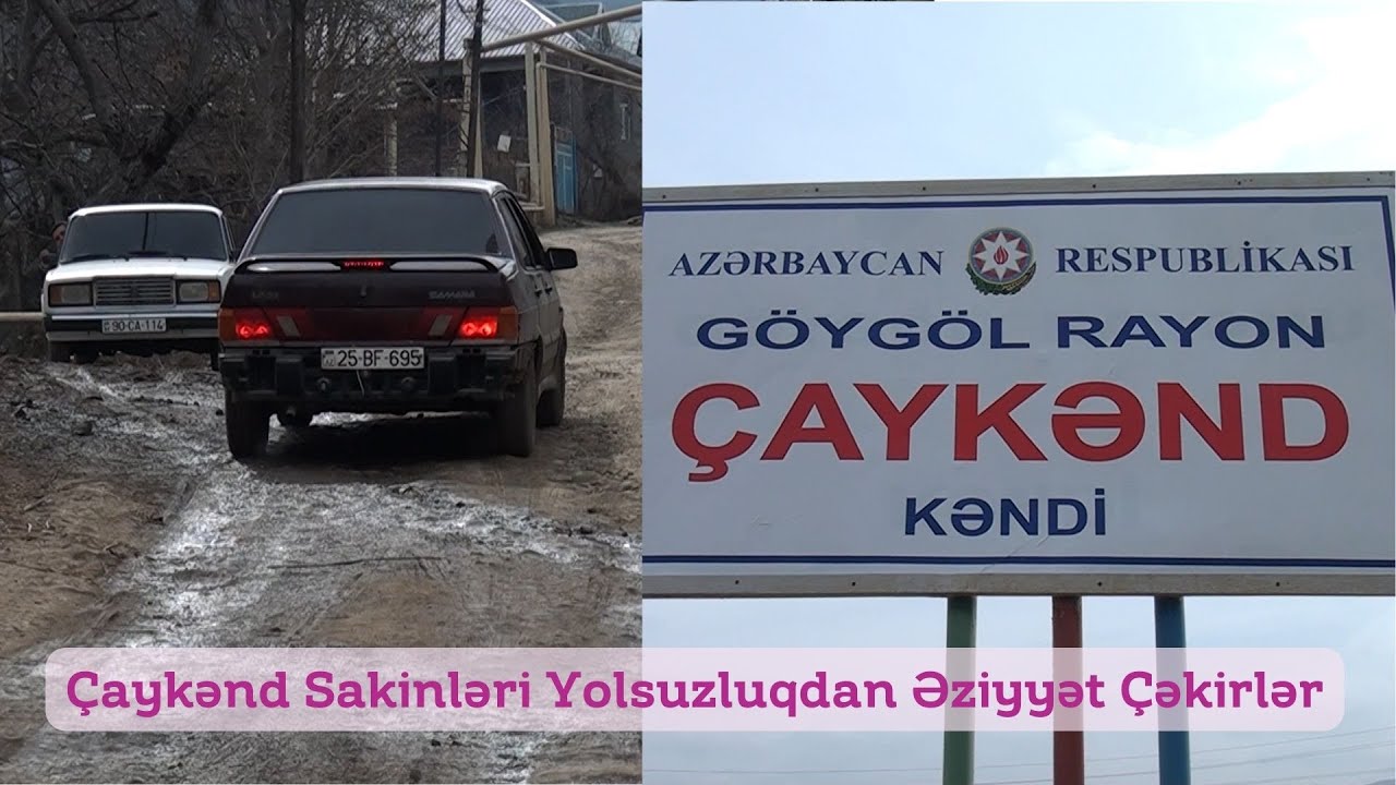 Göygöl rayonu Çaykənd kəndinin sakinlərinin şikayəti
