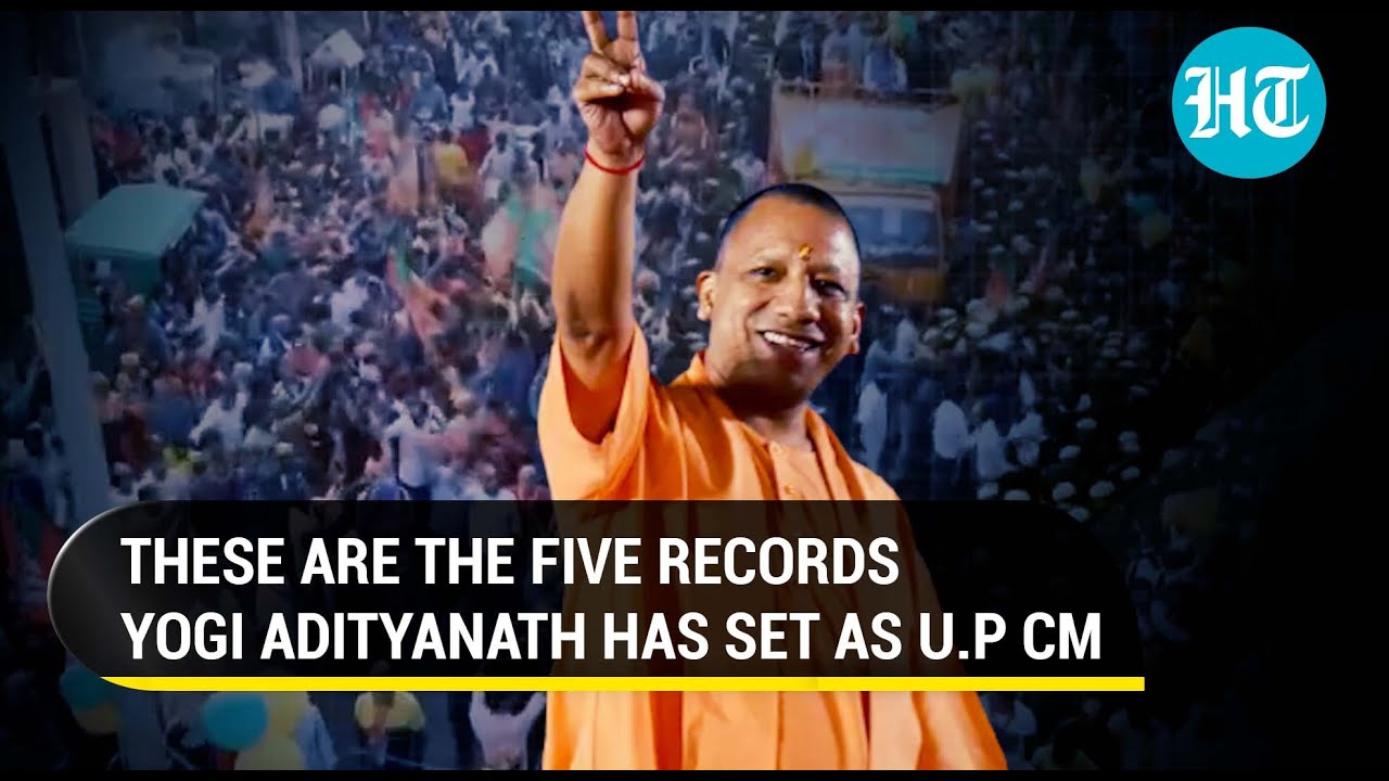 Yogi scripts history in U.P; Becomes first BJP CM to win second term in office | Watch