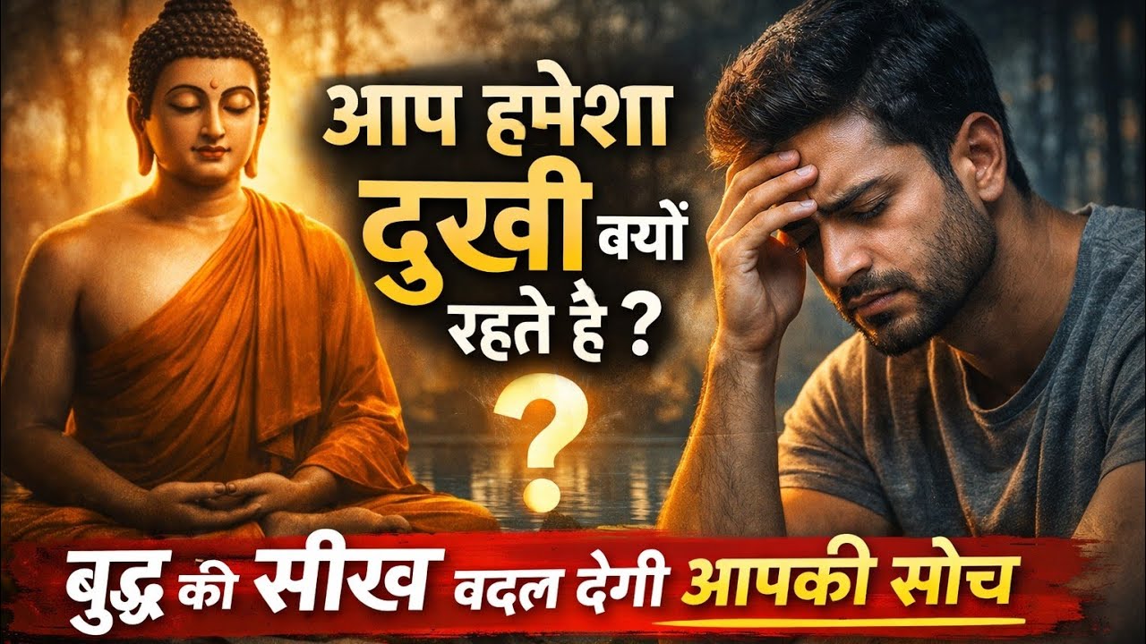 आप हमेशा दुखी क्यों रहते हैं? बुद्ध की ये सीख बदल सकती है आपकी सोच | Gautam Budhha