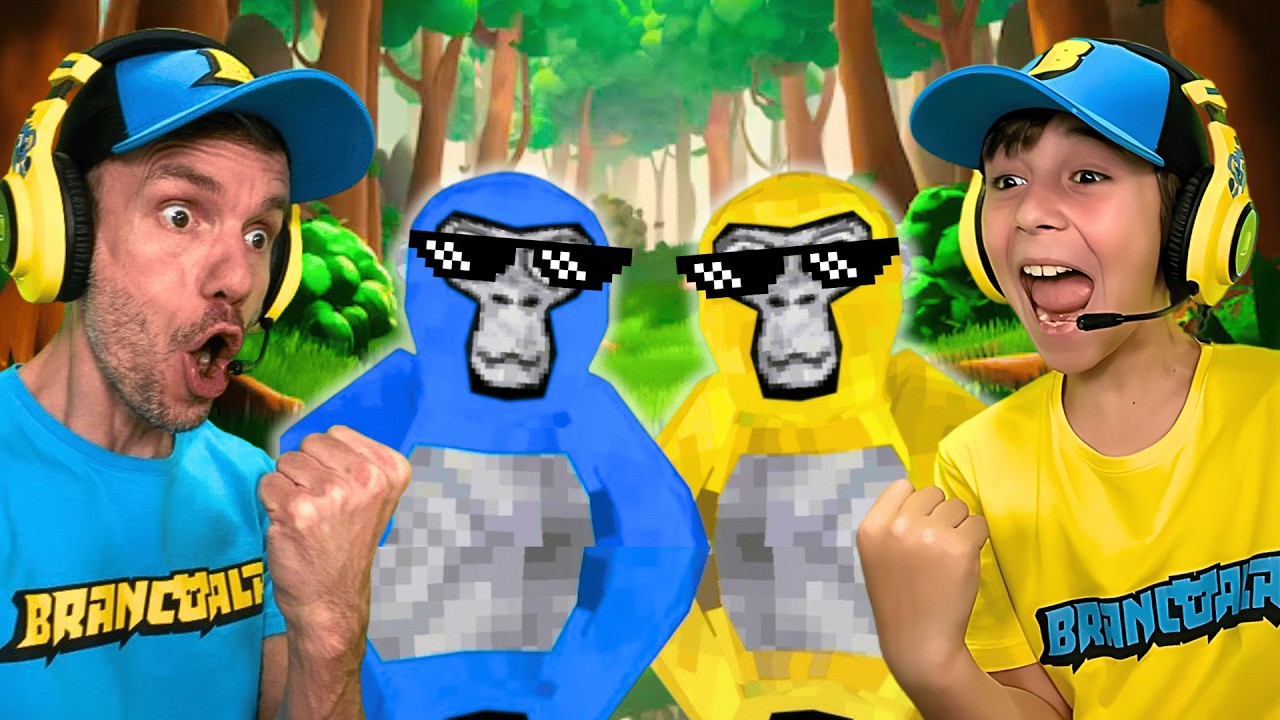 FUGA IMPOSSÍVEL NO GORILLA TAG VR! 🐵💨 DESAFIO COM ÓCULOS DE REALIDADE VIRTUAL