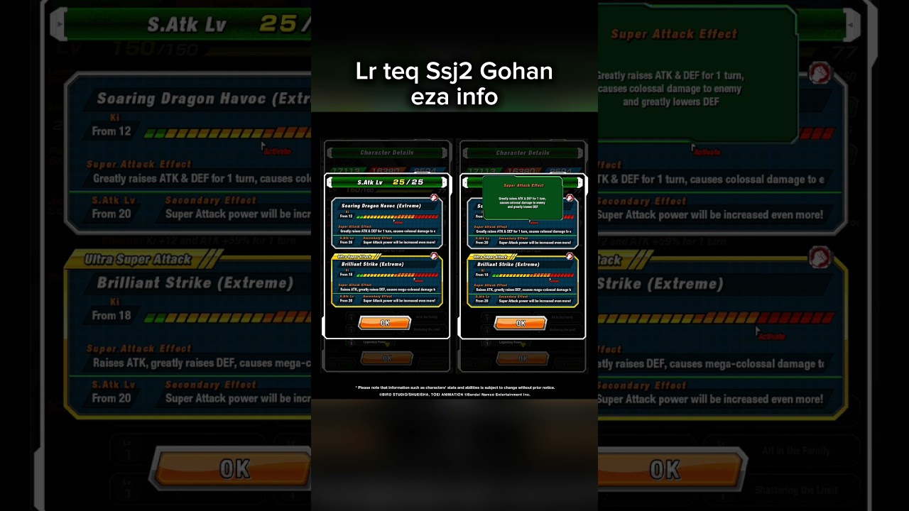 Lr Teq Ssj2 Gohan Eza info!