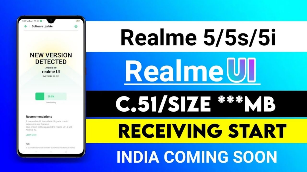 Realme 5/5s/5i/ C.51 Update Expected Features | Realme July update Features