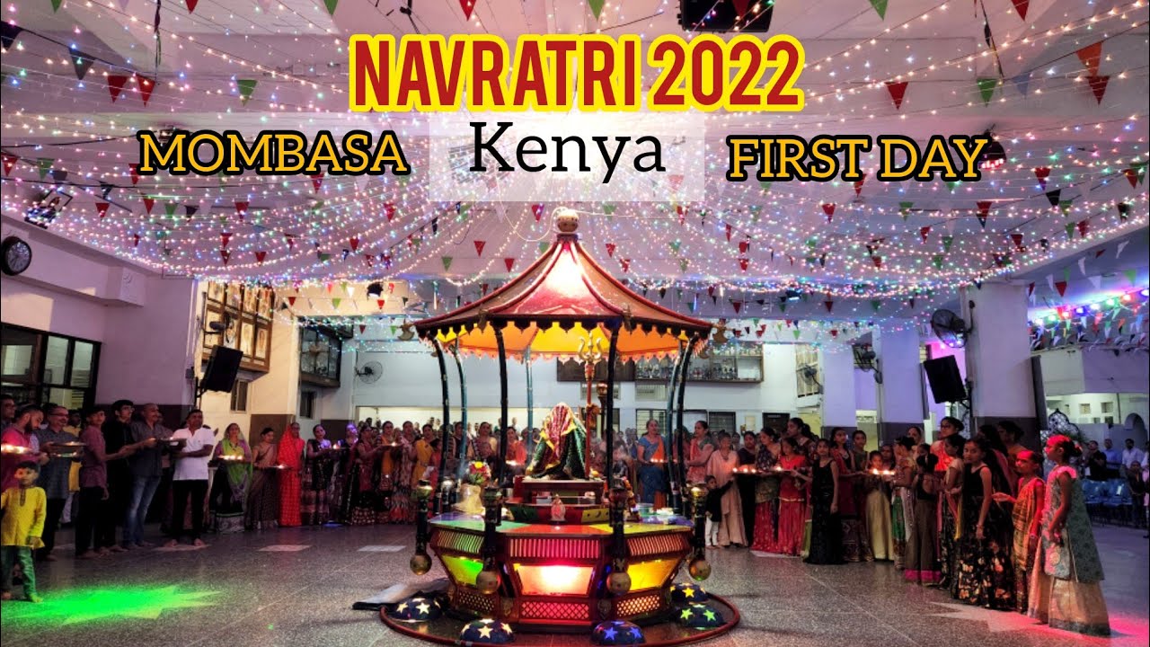 *Day 1* NAVRATRI 2022😍 (SCLPS) Mombasa,Kenya     #navratri #kenya #africa #youtube #garba #vlog