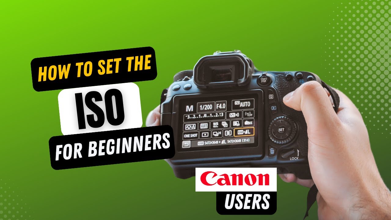 How To Set Your ISO (FOR BEGINNERS) (Canon Users ONLY)