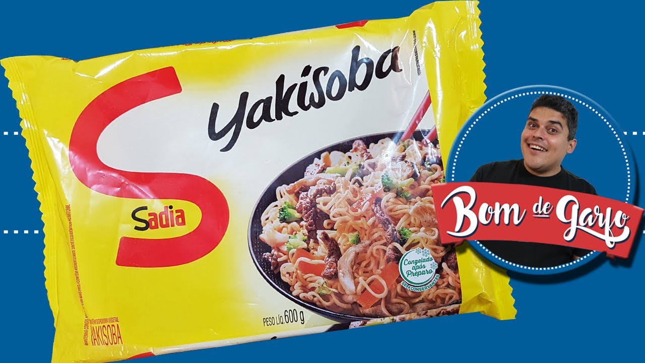 YAKISOBA DE CARNE E LEGUMES DA SADIA - Bom de Garfo