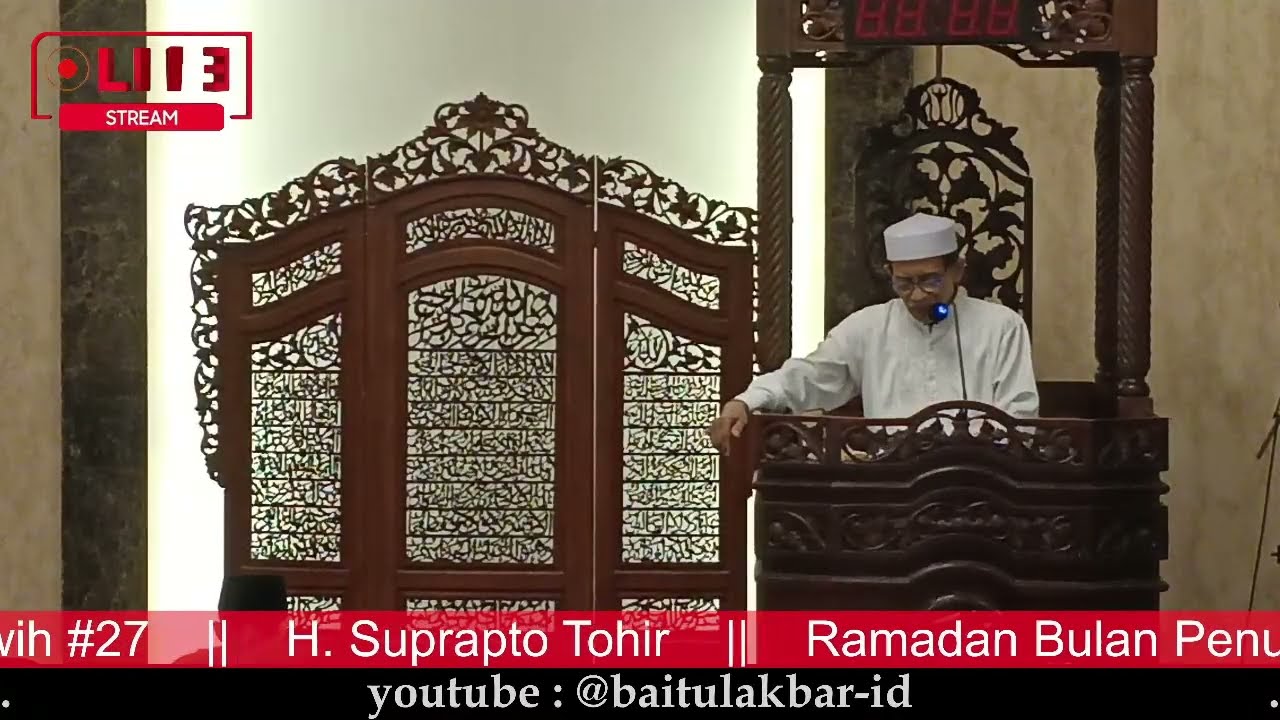 LIVE 📌 KAJIAN HARIAN TARAWIH #27