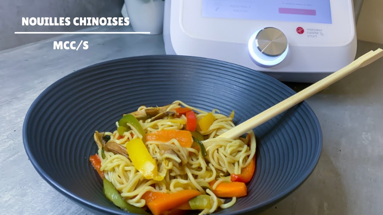 Nouilles chinoises aux légumes au Monsieur Cuisine Smart  Connect MCC MCS #monsieurcuisinesmart #mcc