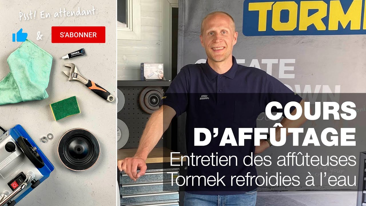 Entretien des affûteuses Tormek refroidies à l'eau | Partie 22 | Cours d'affûtage Tormek