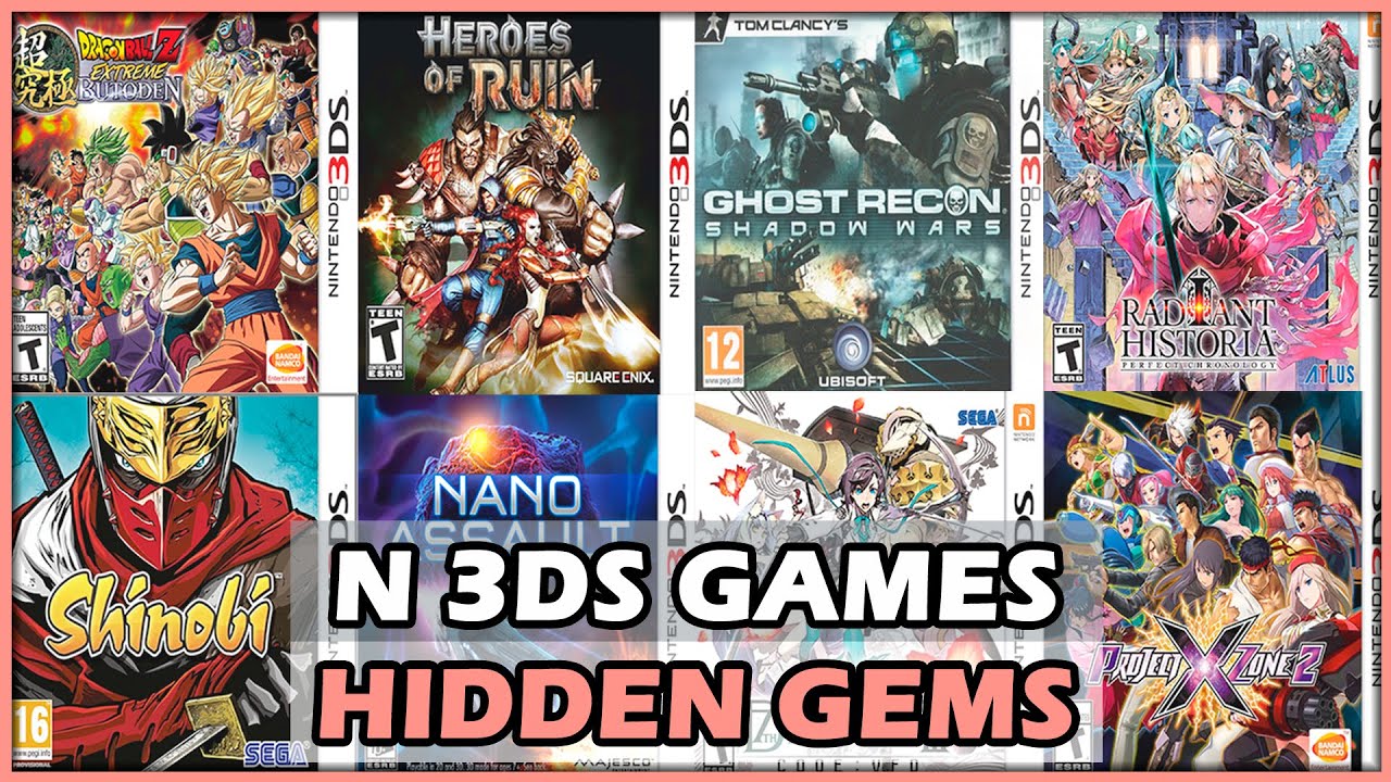 TOP 40 NINTENDO 3DS HIDDEN GEMS || NINTENDO 3DS GAMES