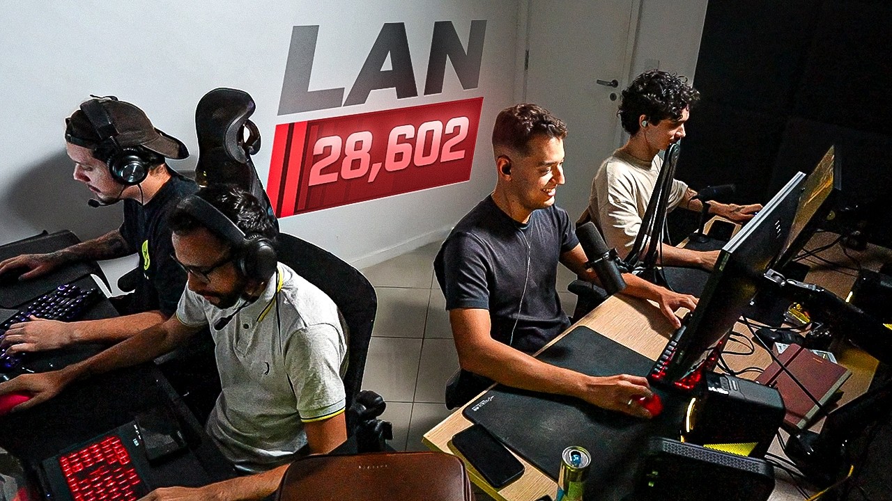 Constru&iacute; uma LAN HOUSE dentro do QUARTO pra jogar CS 2 com amigos (jogamos igual PRO no premier)