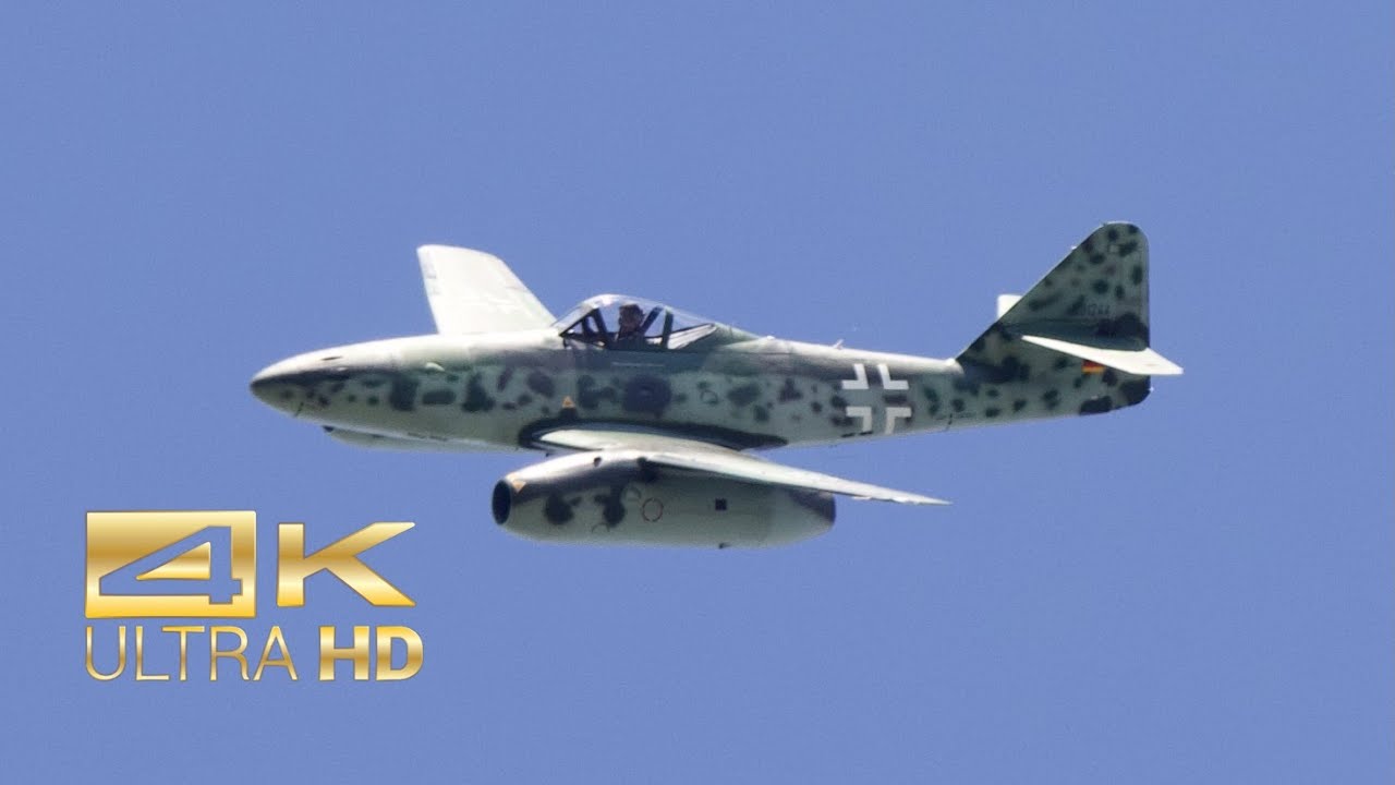 (4K) Messerschmitt ME 262 A-1C Schwalbe D-IMTT flying Display at Airpower 2022 AirShow Zeltweg  LOXZ