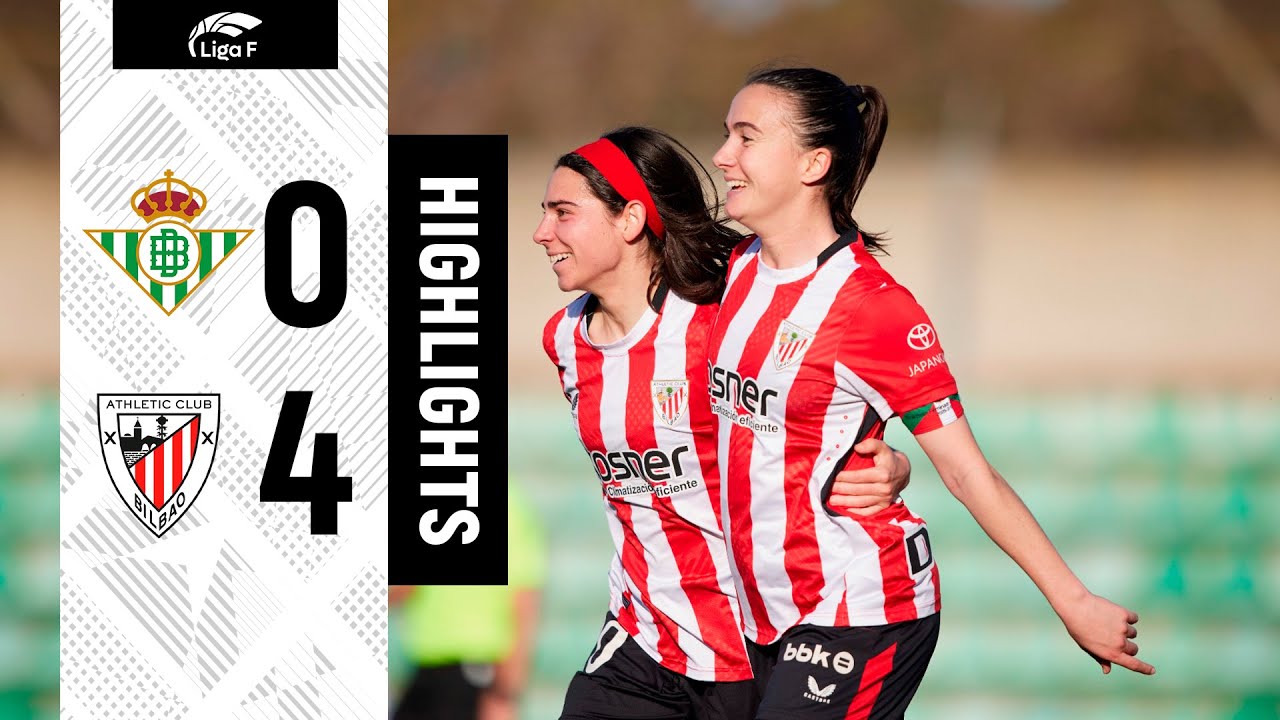 RESUMEN I Real Betis 0-4 Athletic Club | Liga F 2024-25 MD18