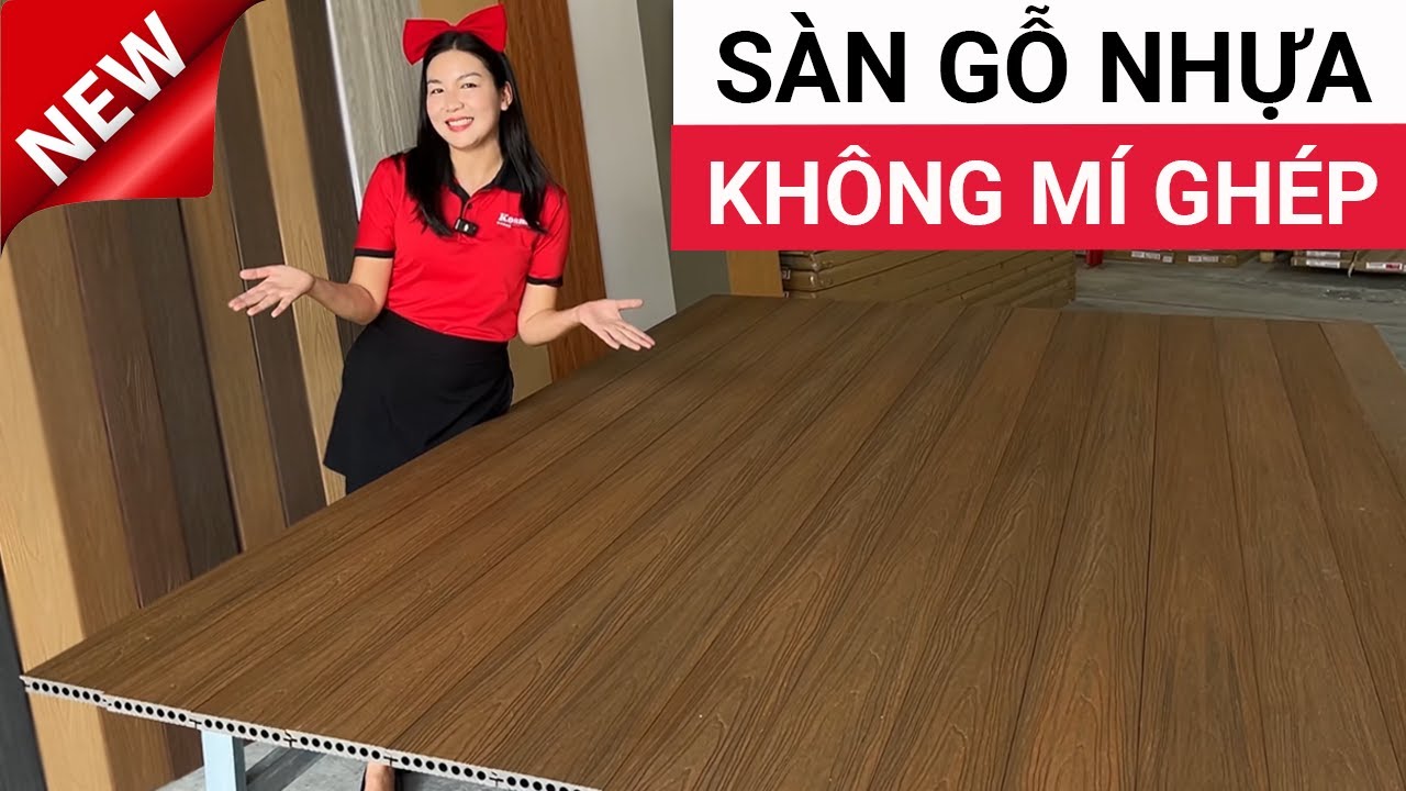 Sàn gỗ nhựa composite phủ polymer hèm khít | Ván sàn gỗ nhựa 2 da - Xu hướng sàn ngoài trời mới nhất