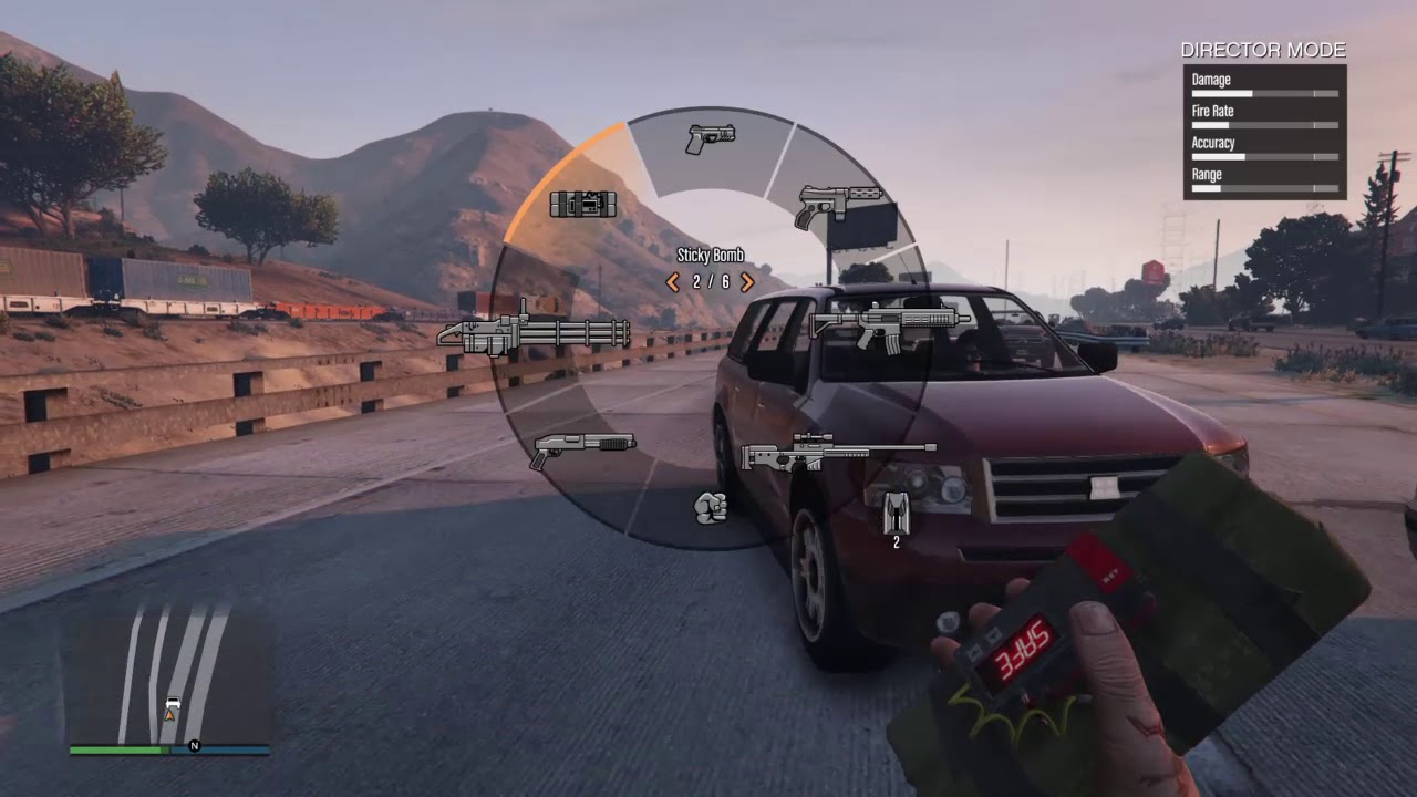 GTA V | Director Mode First Person Playing (PS4 Slim)