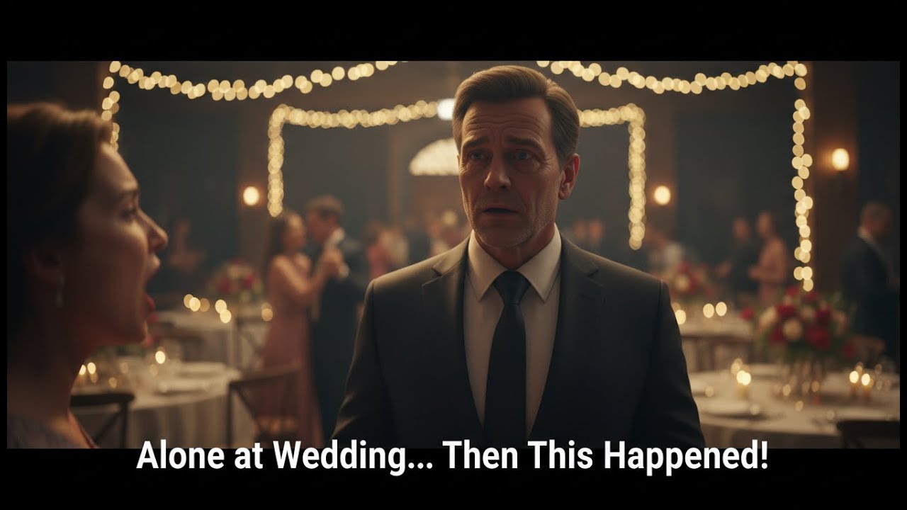He Attended the Wedding Alone—Then His Neighbor’s Shout Changed Everything