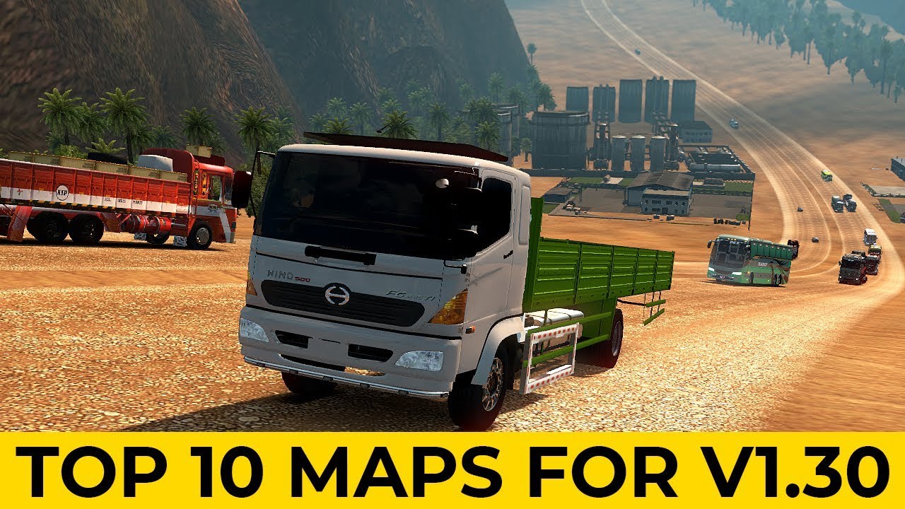 Top 10 Maps for v1.30 | Download Euro Truck Simulator 2 Map