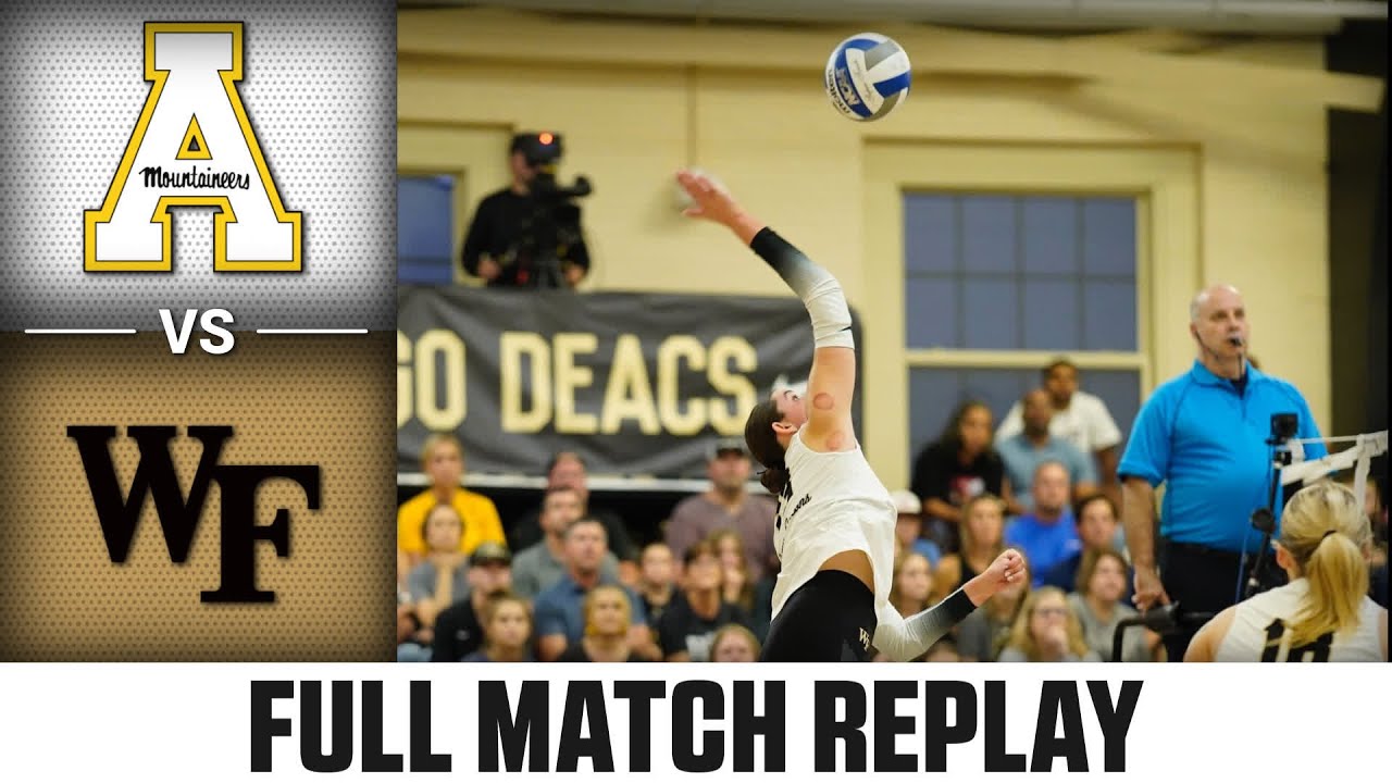 Appalachian State vs. Wake Forest Full Match Replay | 2024 ACC Volleyball