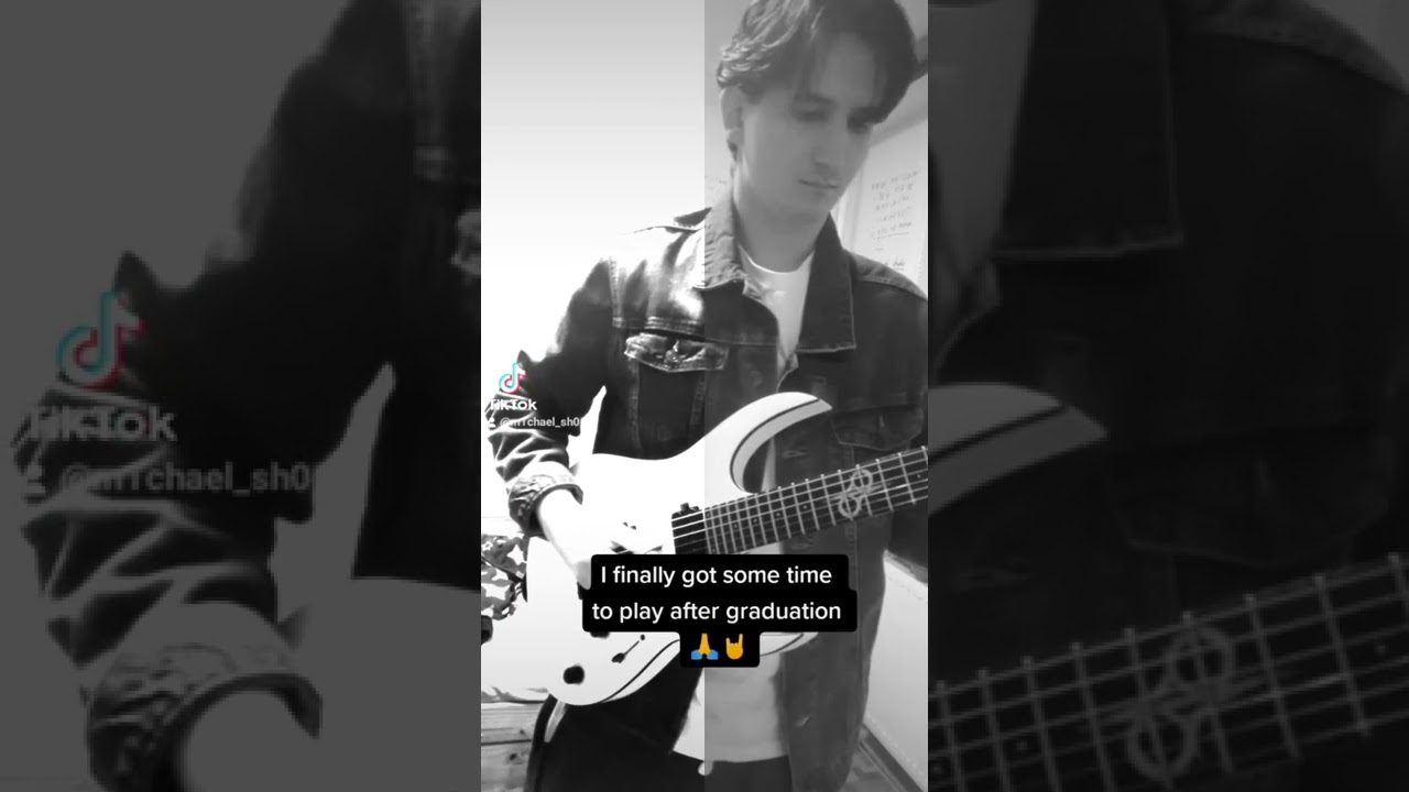 My first improvisation after graduation in A minor #guitarimpro